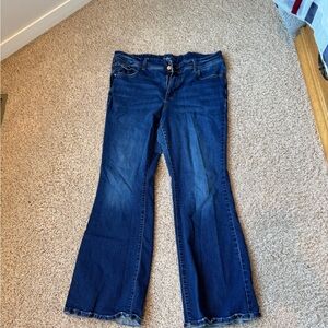 Maurices Dark Blue Flare Jeans